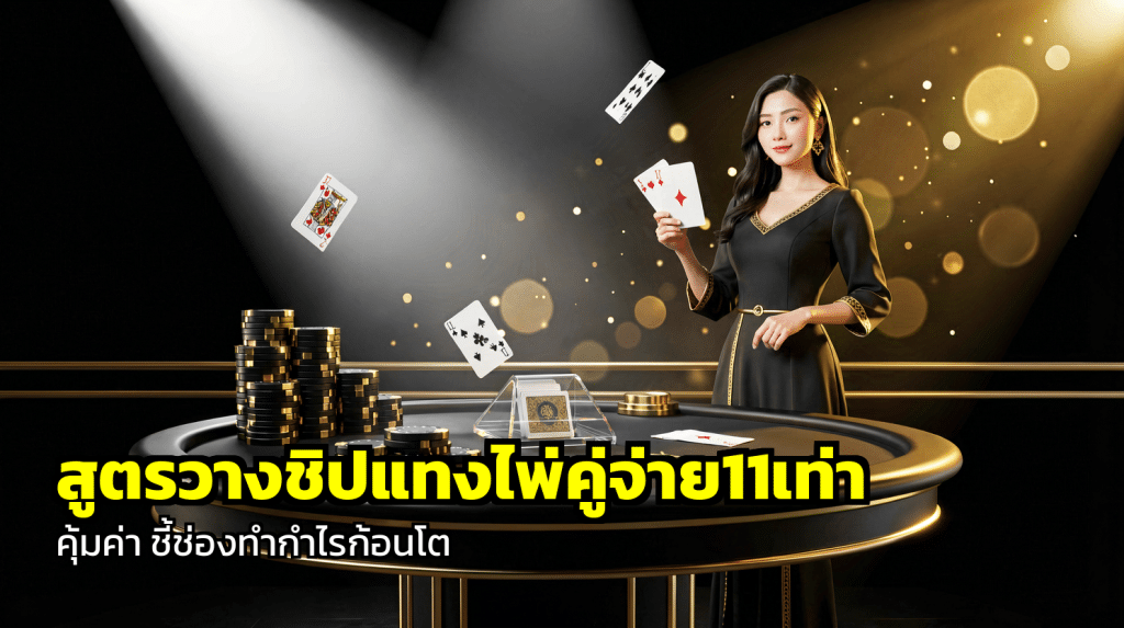 สูตรวางชิปแทงไพ่คู่จ่าย11เท่า