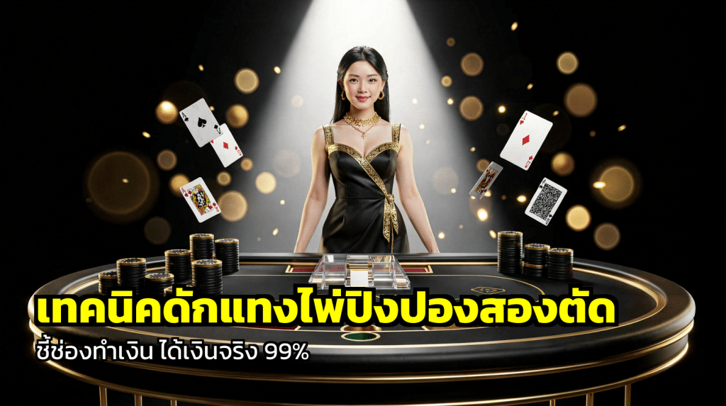 เทคนิคดักแทงไพ่ปิงปองสองตัด