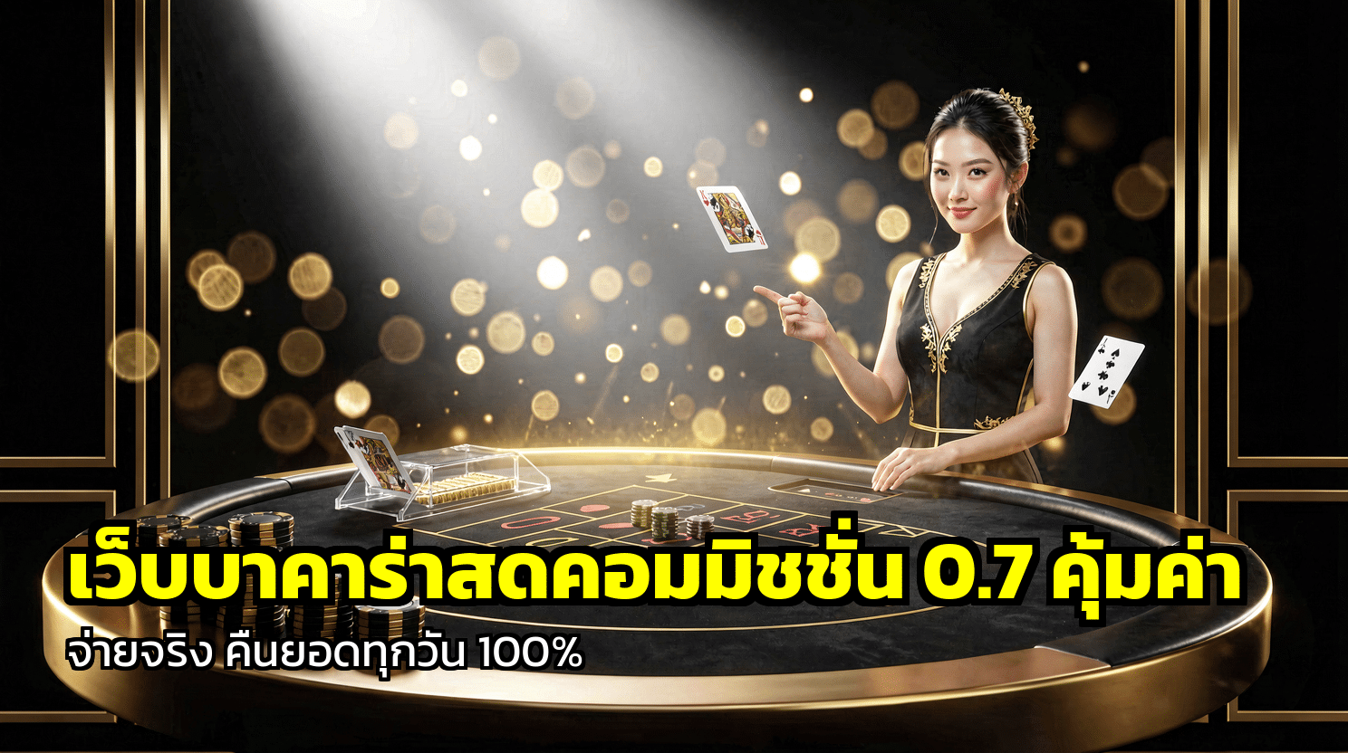 เว็บบาคาร่าสดคอมมิชชั่น 0.7